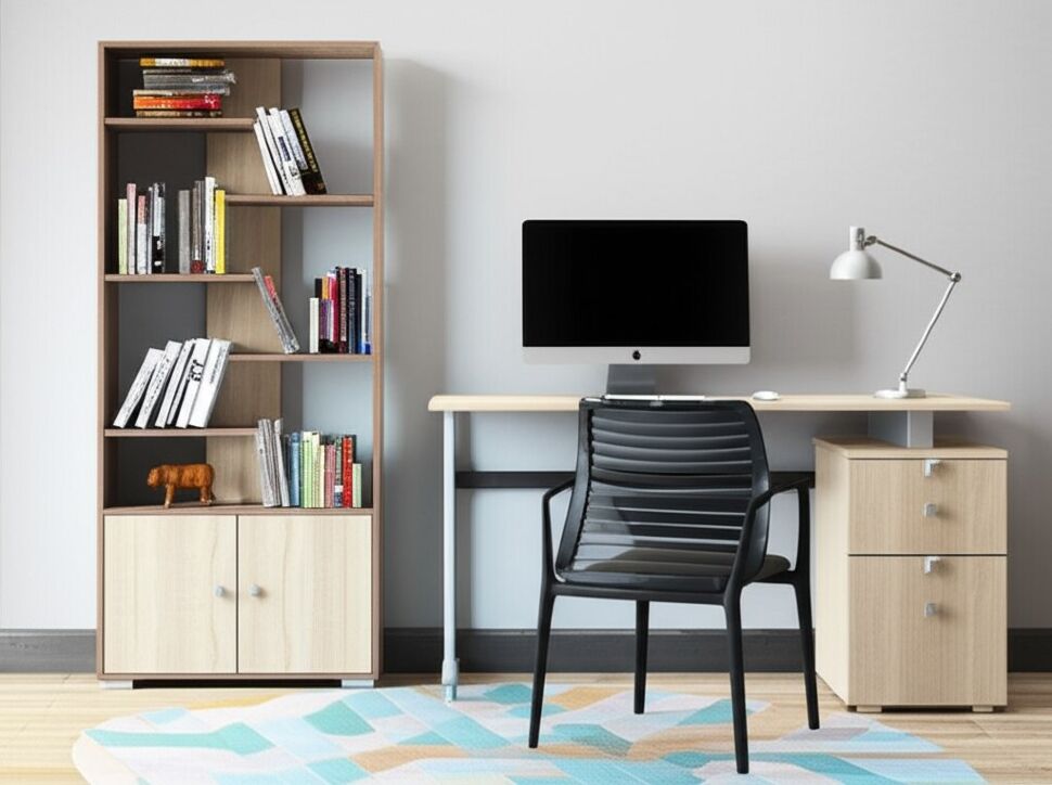 Шкаф-стеллаж Ромео-4 ТЭКС (Ясень шимо)