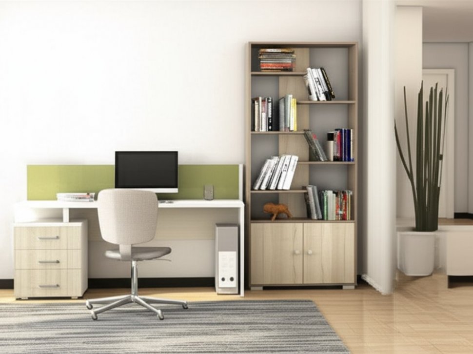 Шкаф-стеллаж Ромео-4 ТЭКС (Ясень шимо)