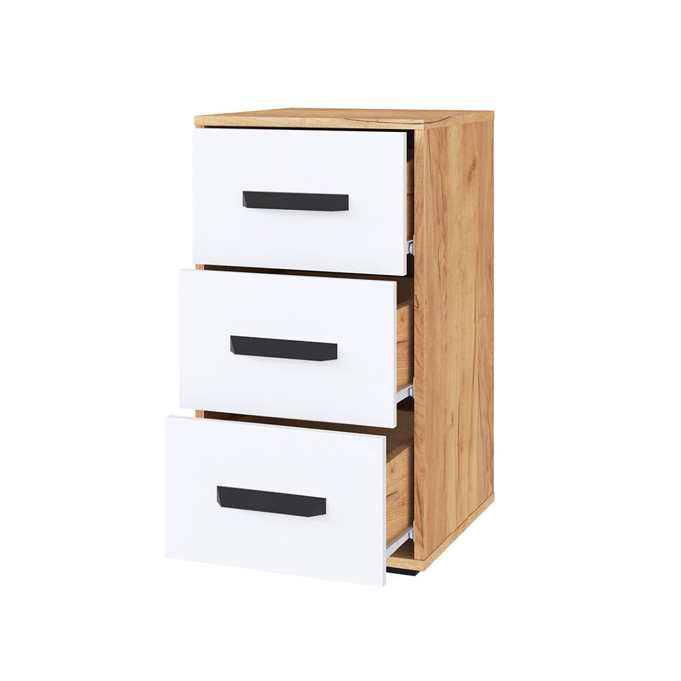 Тумба с ящиками Квартет-13 (ТЭКС) Белый