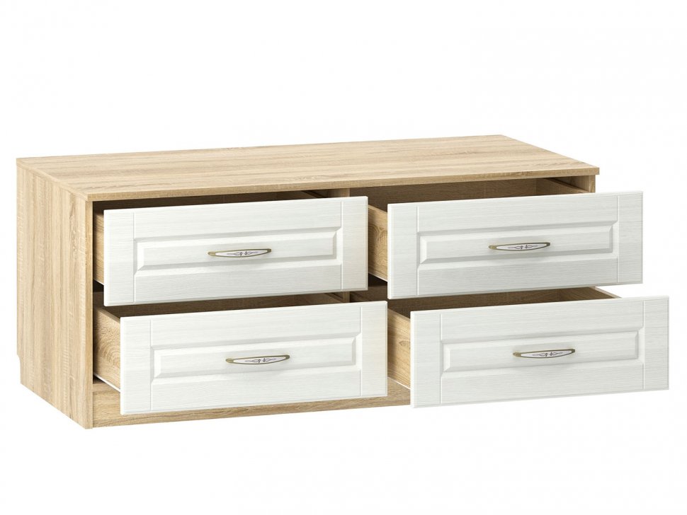 Гостиная Оливия 4 Дуб Сонома/белое дерево