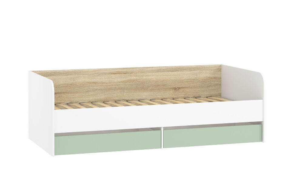 Детская Банни-2 белый/дуб сонома/макарун