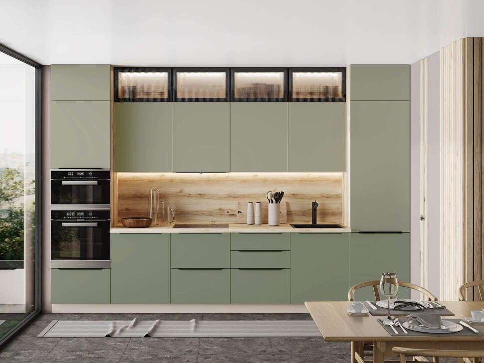 Кухня Норвуд 3 Дуб Делано / Олива