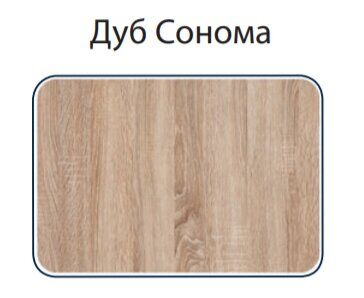 Кровать 160х200 с ортопедическим основанием ЛКР-1 Ливорно DOMANI (Дуб сонома)