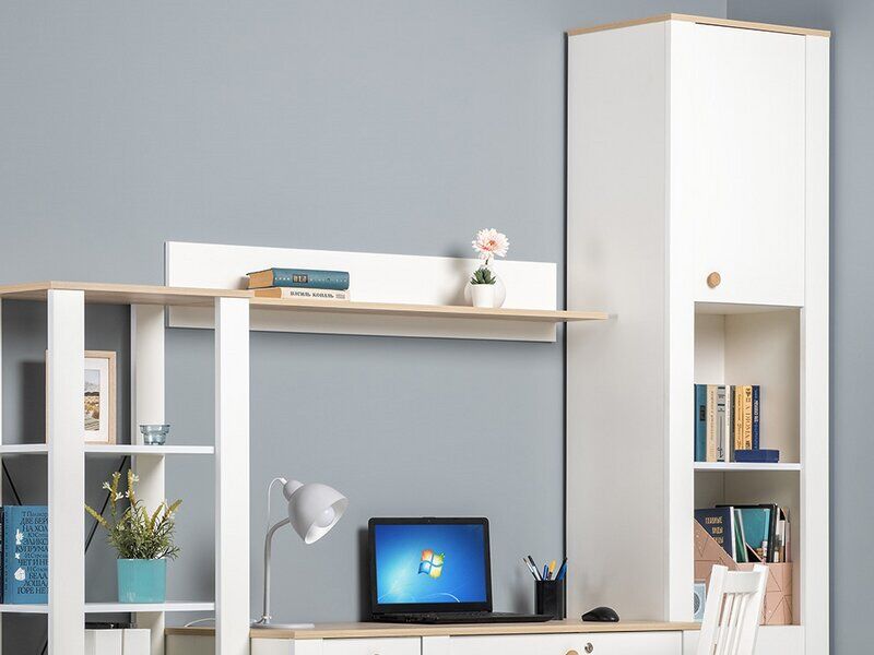 Джастин Полка 16.485 белый/дуб белый