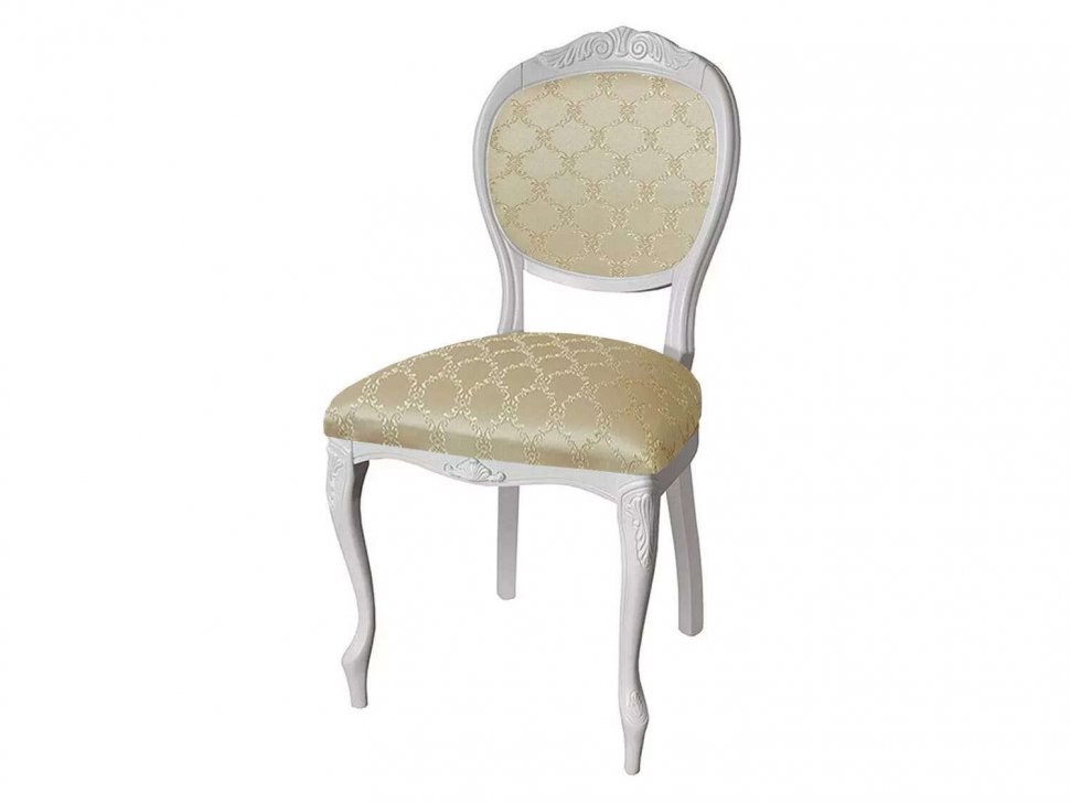 Стул С-16 белый/андрис бежевый