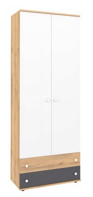 Шкаф для одежды и белья Лойс 92 (Глазов) Белый