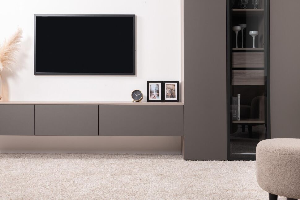 Роквуд тумба под ТВ 16.54.02 Эмили Блаш / Графит