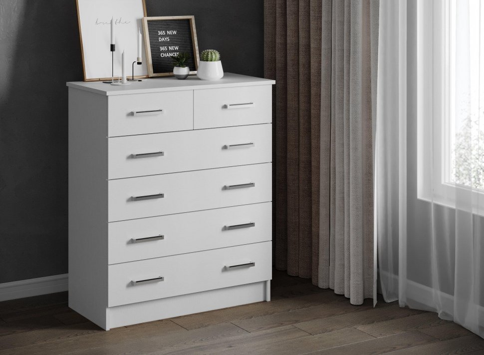 Комод Катрин-5 (ТЭКС) Белый