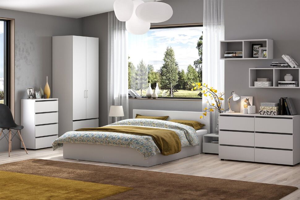 Комод Токио (6 ящиков), белый