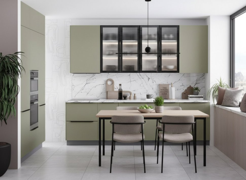 Кухня Норвуд 2 Дуб Делано / Олива