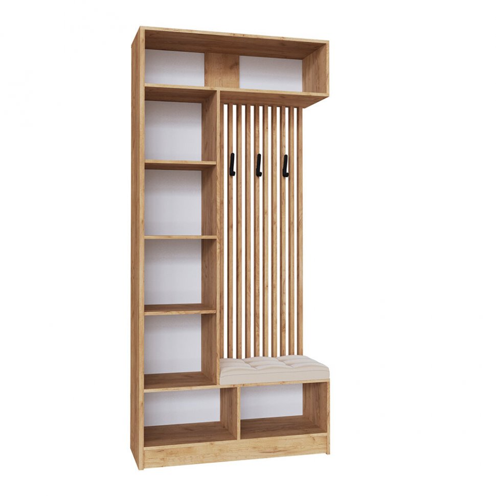 Шкаф с вешалкой Руэлла (ТЭКС) Графит серый