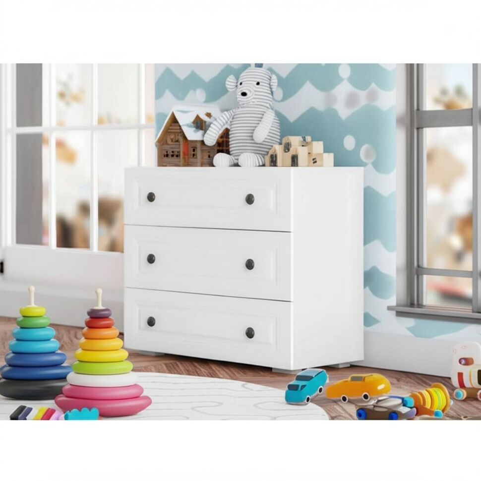 Комод Софт КМ-01 (БТС) Белый