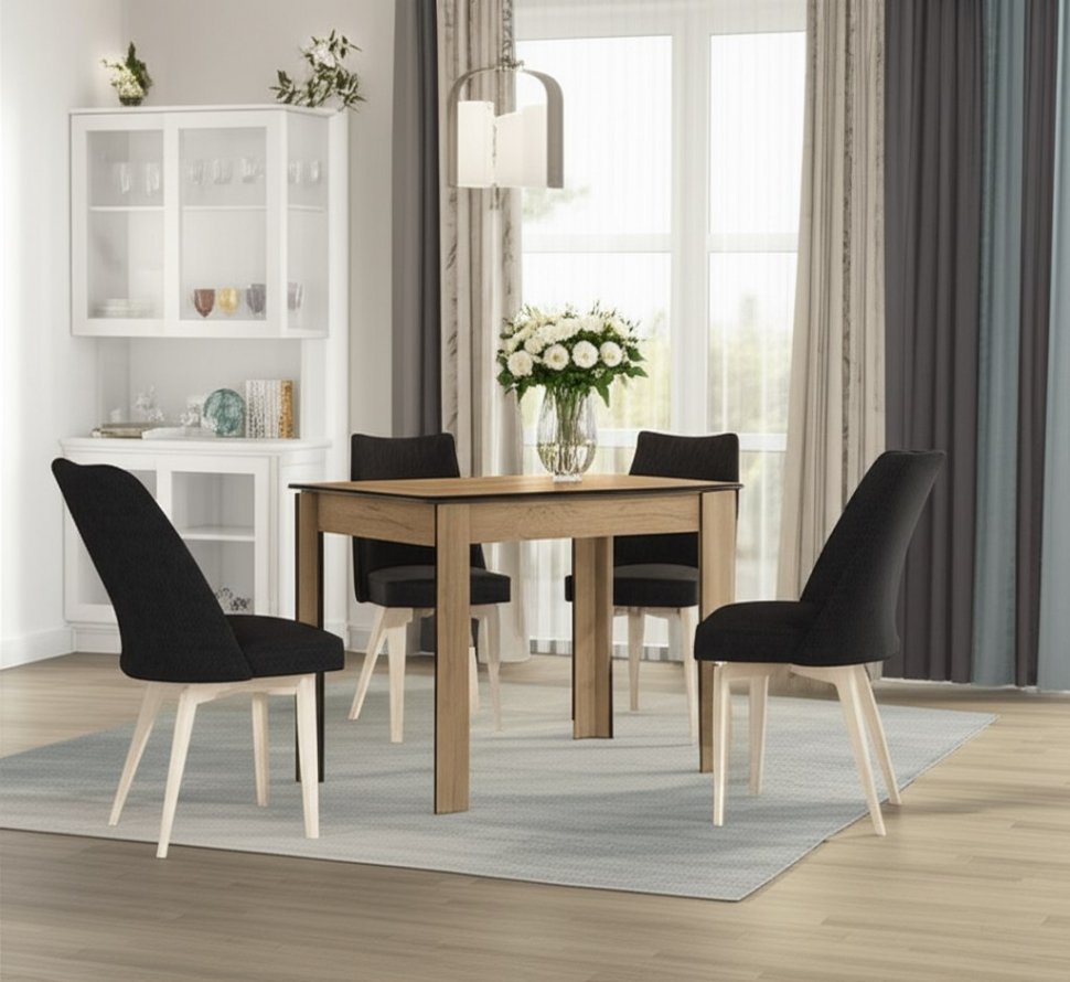 Стол обеденный СО 1, Дуб Золотой