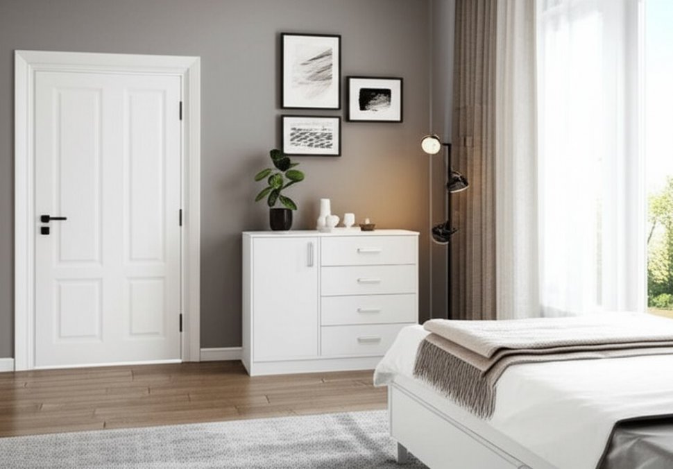 Комод-тумба Катрин-6 (ТЭКС) Белый