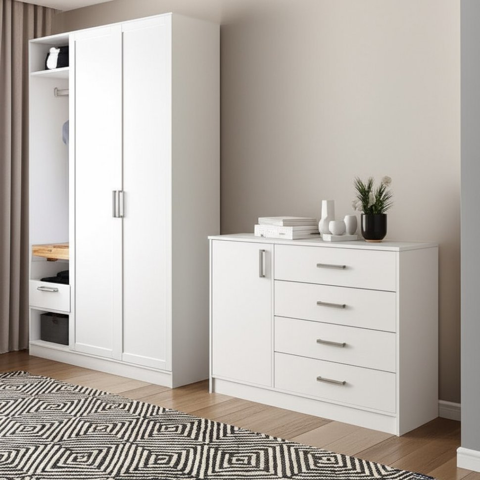 Комод-тумба Катрин-6 (ТЭКС) Белый