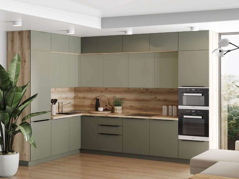 Кухня Норвуд 1 Дуб Делано / Олива