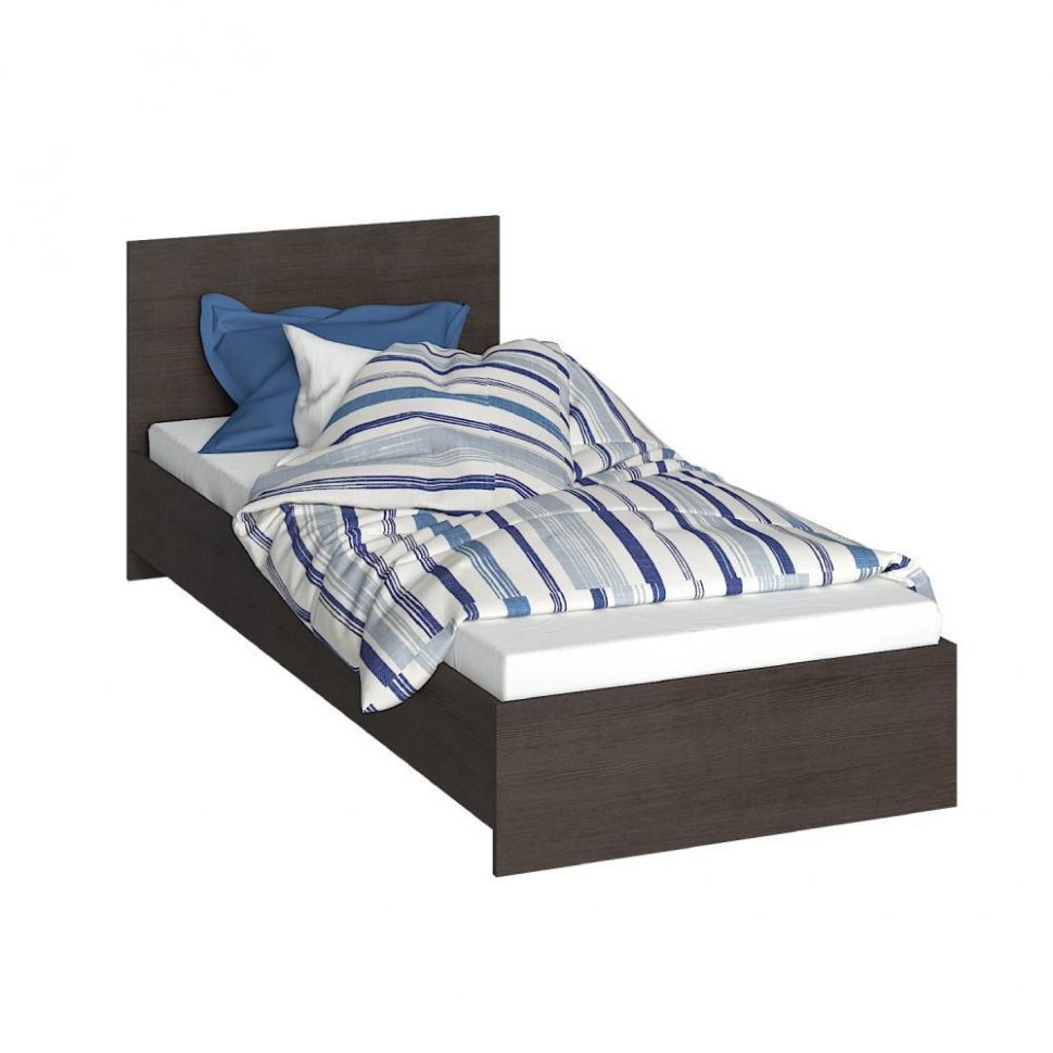 Кровать 80х200 Ронда КР-080 без основания Венге