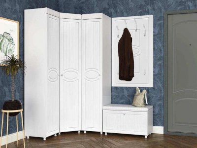 Прихожая Монако-7 белое дерево