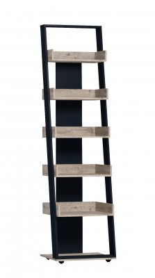 Стеллаж Nature 95 (Глазов) Гаскон пайн / Черный