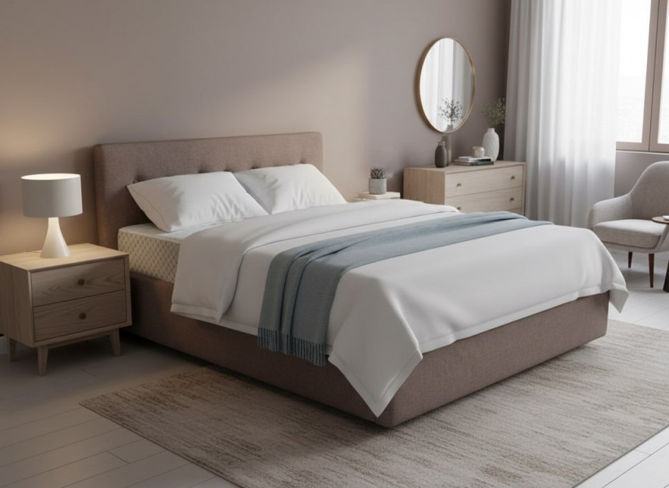 Кровать Nova 1400 с под. механизмом / какао №8