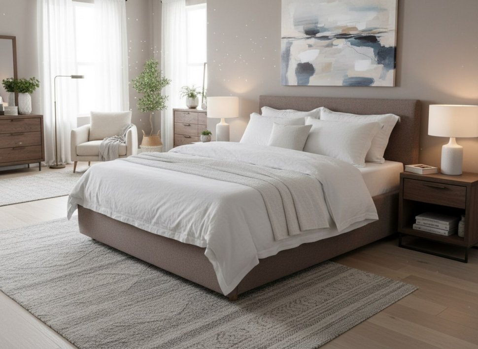 Кровать Nova 1400 с под. механизмом / какао №8