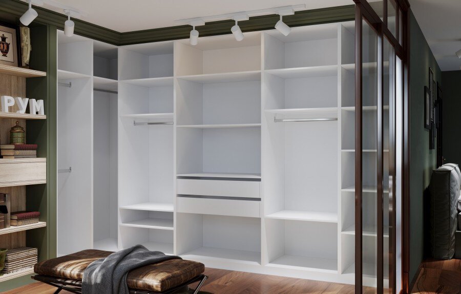 Корпус шкафа 75 РУМ (Глазов) Белый