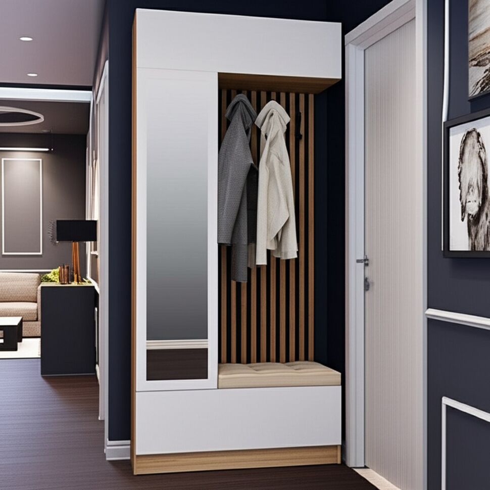 Шкаф с вешалкой Руэлла (ТЭКС) Белый