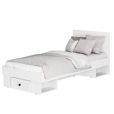 Кровать 90x200 Софт КР-01 (БТС) с ящиком