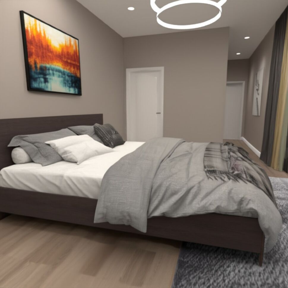 Кровать 140х200 Ронда КР-140 без основания Венге