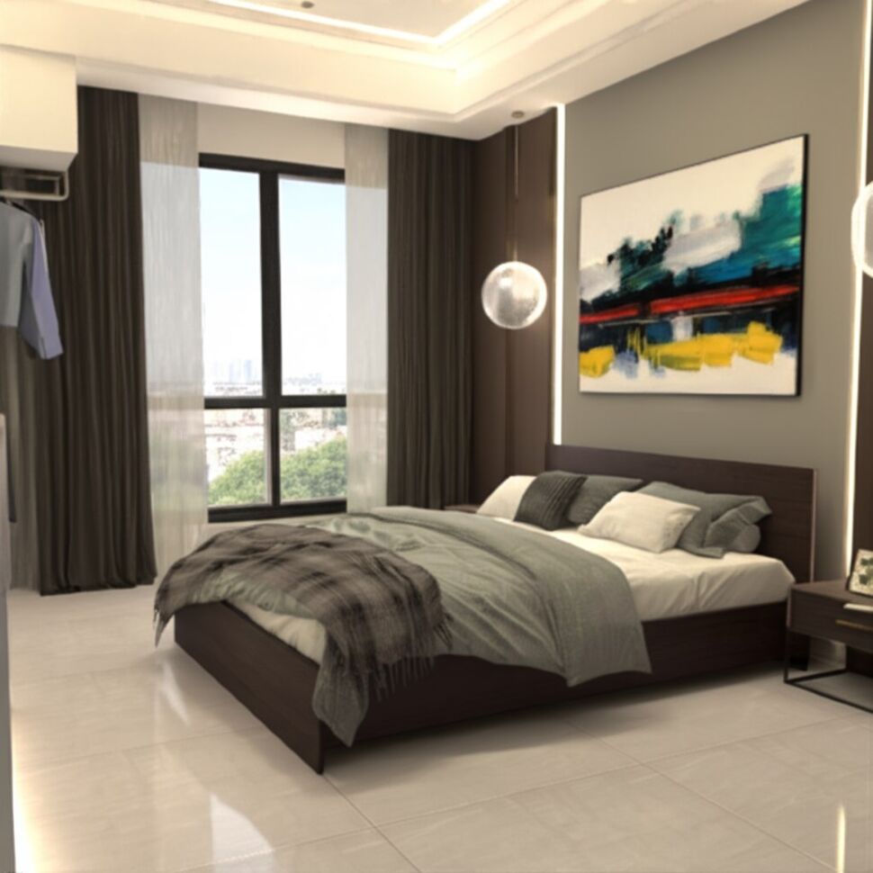 Кровать 140х200 Ронда КР-140 без основания Венге