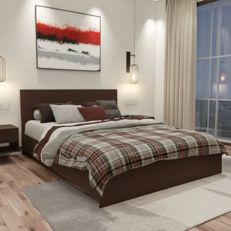 Кровать 140х200 Ронда КР-140 без основания Венге