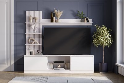 Мини-гостиная Убер ГС-05 (БТС) Белый Ясень