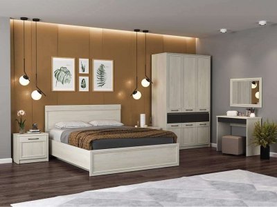 Спальня Лиана 2 Ясень анкор светлый/Графит