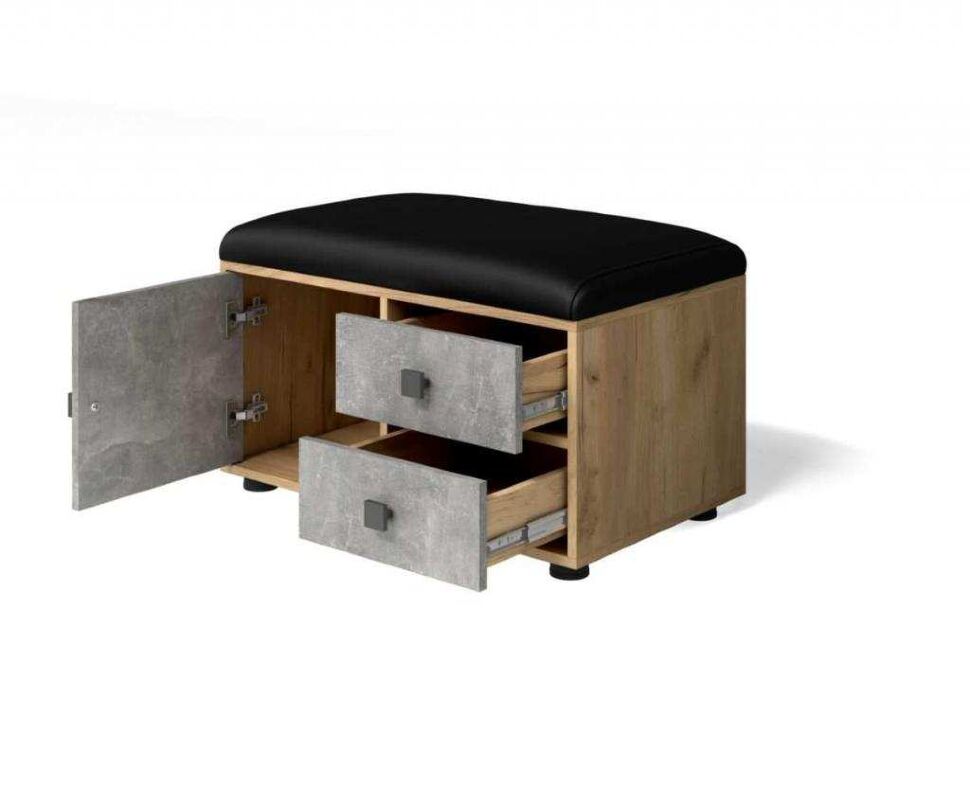 Прихожая мини-лайт компл. 4 дуб крафт/ателье