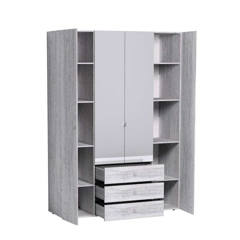 Шкаф для одежды и белья Neo 555 (Глазов) Дуб Шавиниган