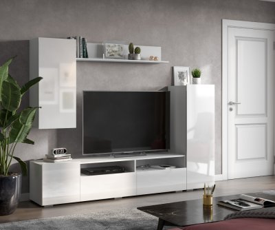 Гостиная Аннели (Интерьер Центр) Белый глянец