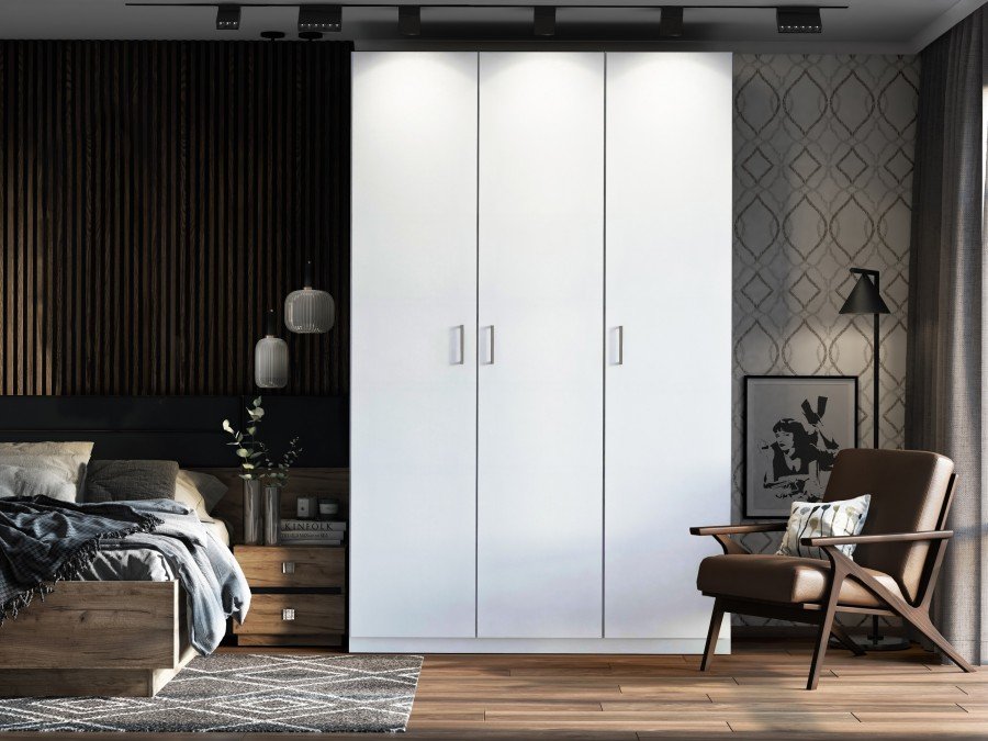 Дверь распашная 50 РУМ (Глазов) Белый