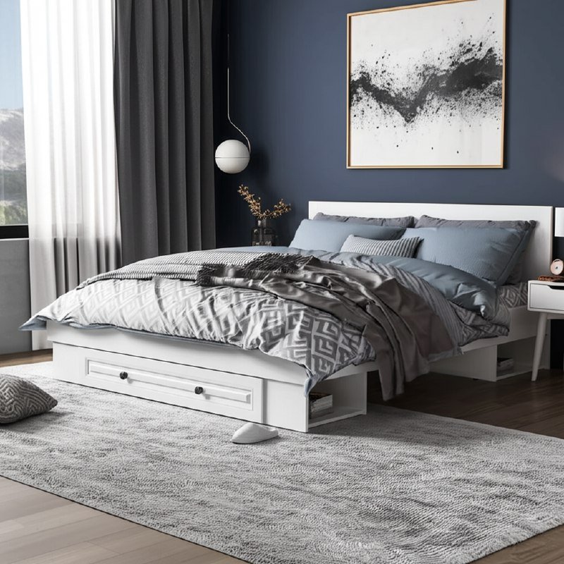 Кровать 140x200 Софт КР-11 (БТС) с ящиком