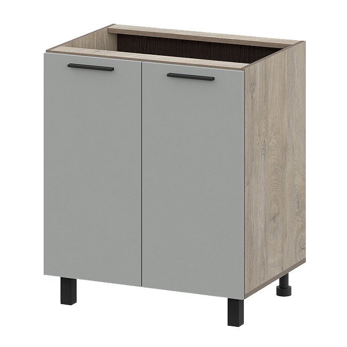 Шкаф кухонный напольный 70 см Этна 7с17с2 (Софт Грей)