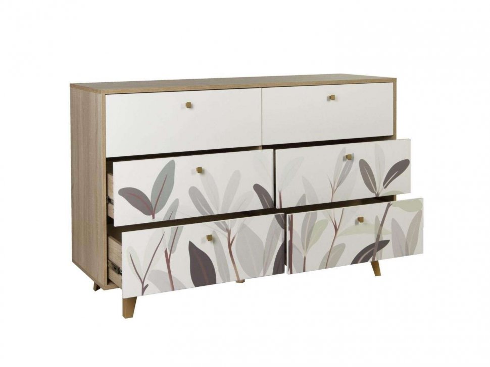 Комод 56.02 Адажио дуб сонома / белый