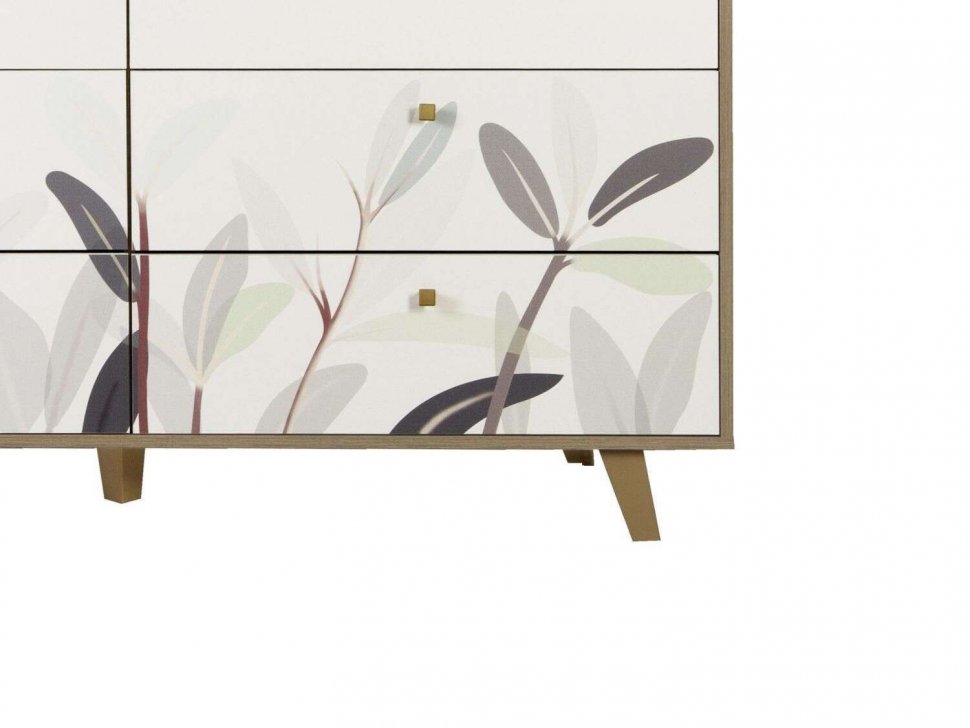 Комод 56.02 Адажио дуб сонома / белый