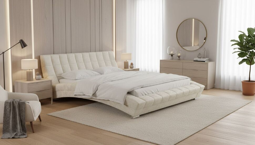 Оливия кровать 160 Дарлинг айвори