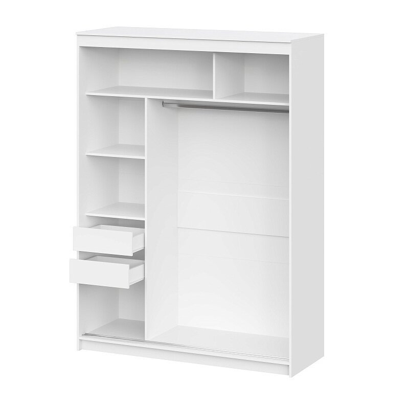 Шкаф-купе 1600 Токио (Арника) ШКП-3 Белый текстурный