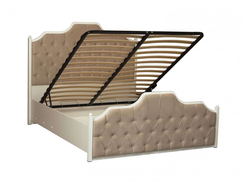 61.08 Кровать с подъемным механизмом Бэлла 1600 Белый