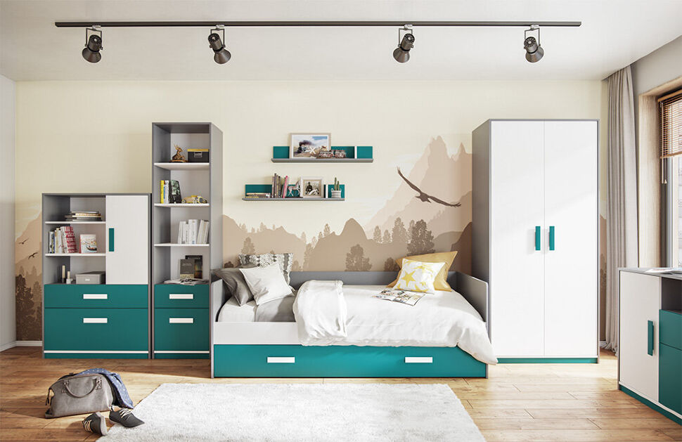 Полка навесная Кэнди КП-1 (Домани) Океан