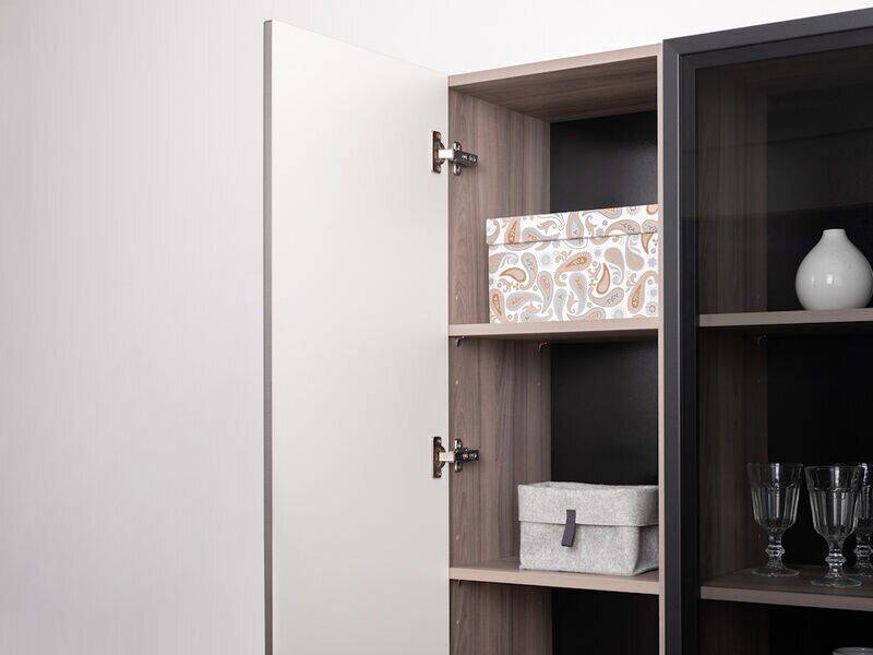 Роквуд шкаф-пенал 16.322.03 Эмили Блаш / Графит