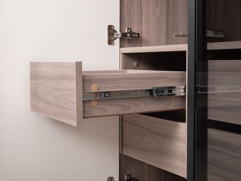 Роквуд шкаф-пенал 16.322.03 Эмили Блаш / Графит