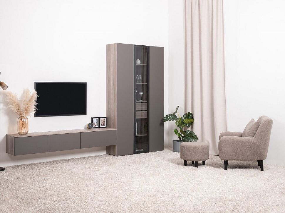 Роквуд шкаф-пенал 16.322.03 Эмили Блаш / Графит