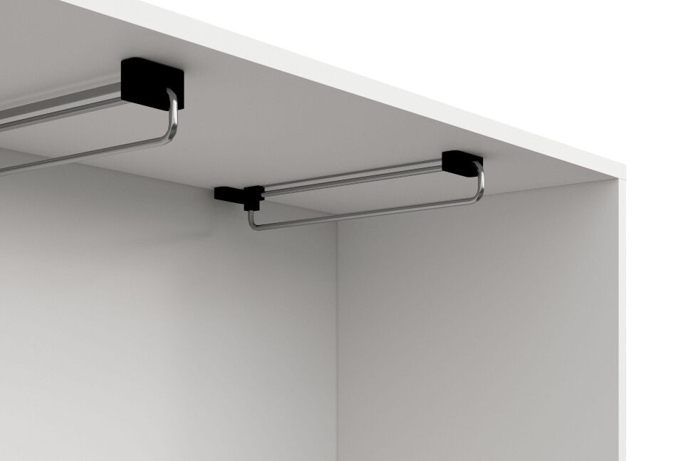 Шкаф трехстворчатый Бали, Белый