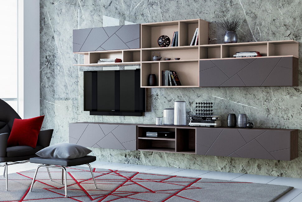 НМ 011.92 Полка навесная Summit / капучино